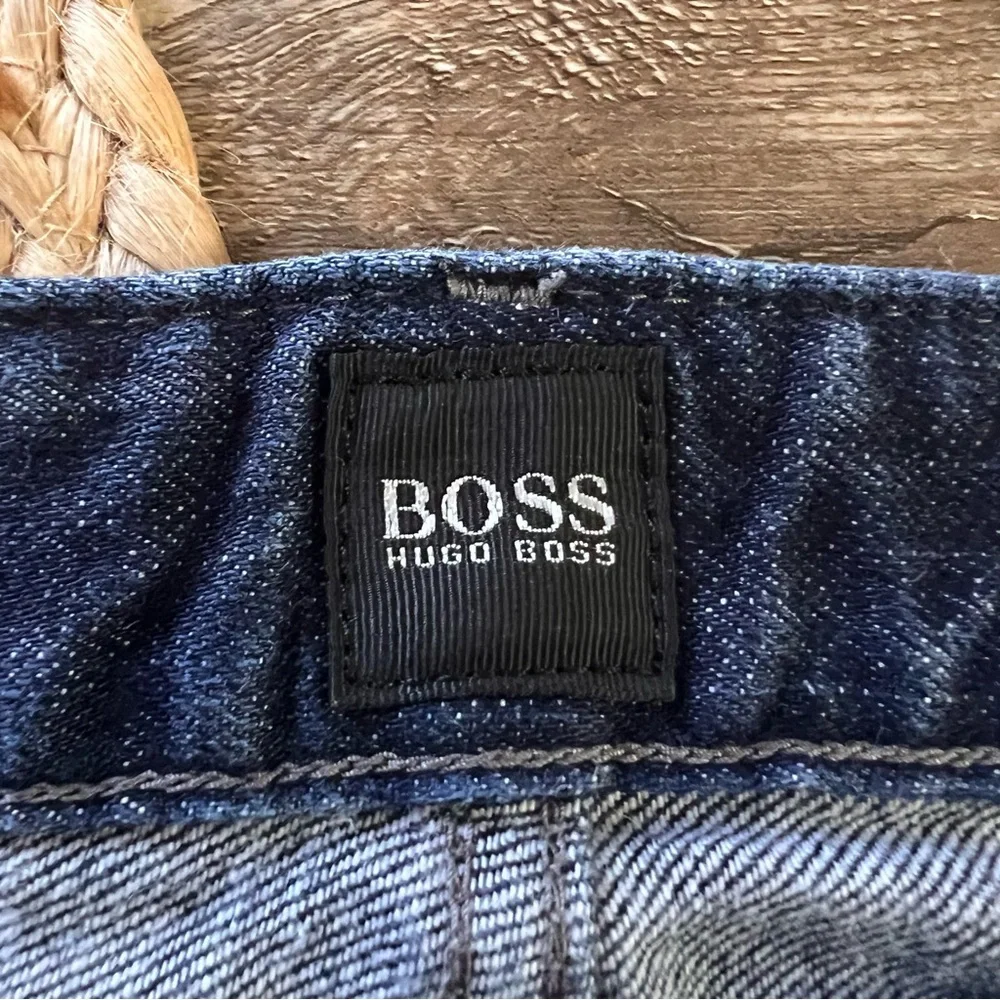 BOSS HUGO BOSS Mens Dark Wash Jeans